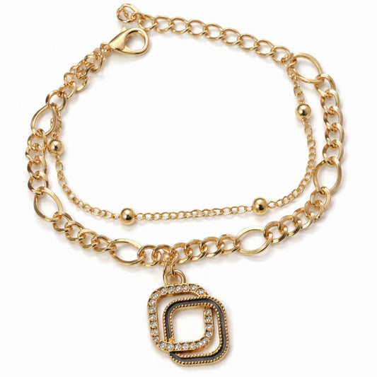 Aurelia Crystal Layered Bracelet